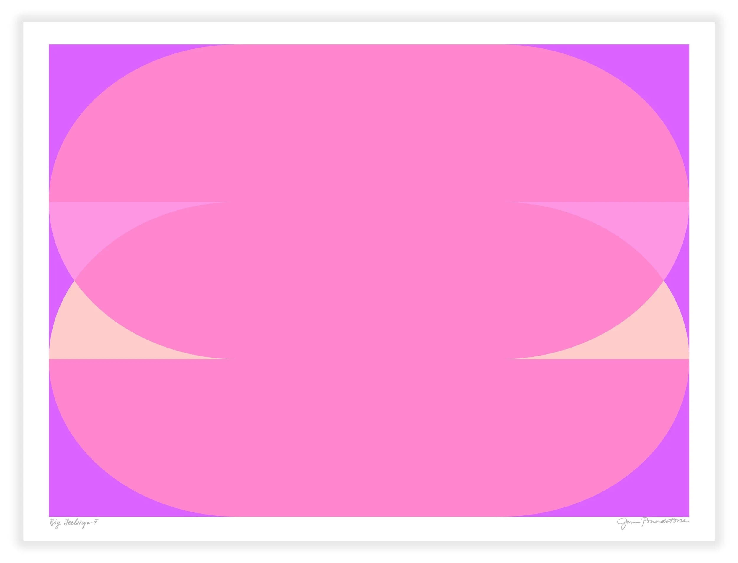 LIMITED EDITION OF 20 - Big Feelings 7 — Jessica Poundstone